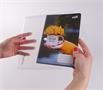 Document holder bag, A5, PP, snap, VICTORIA Office, transparent